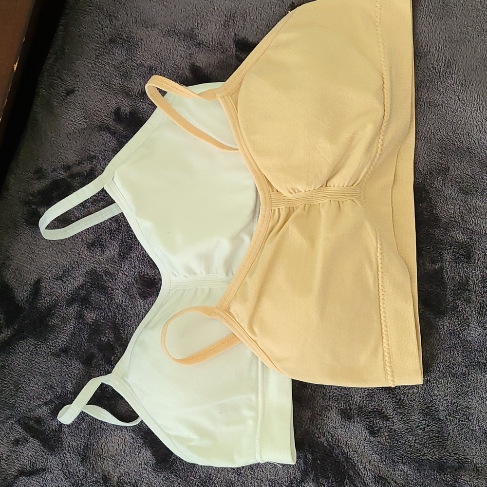 * (2) Girls Size Large Bralettes